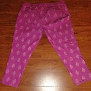 Diane Gilman Pink Paisley Jeans